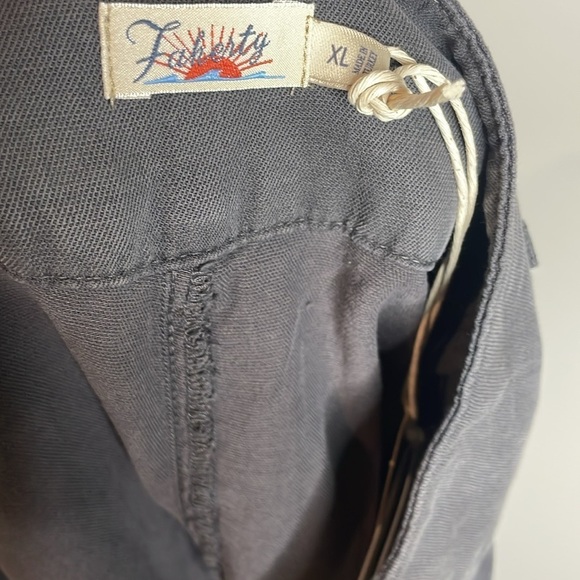 Faherty | Women’s Arlie Tie Waisted Shorts Grey Linen Blend Size XL NWT - Picture 5 of 7